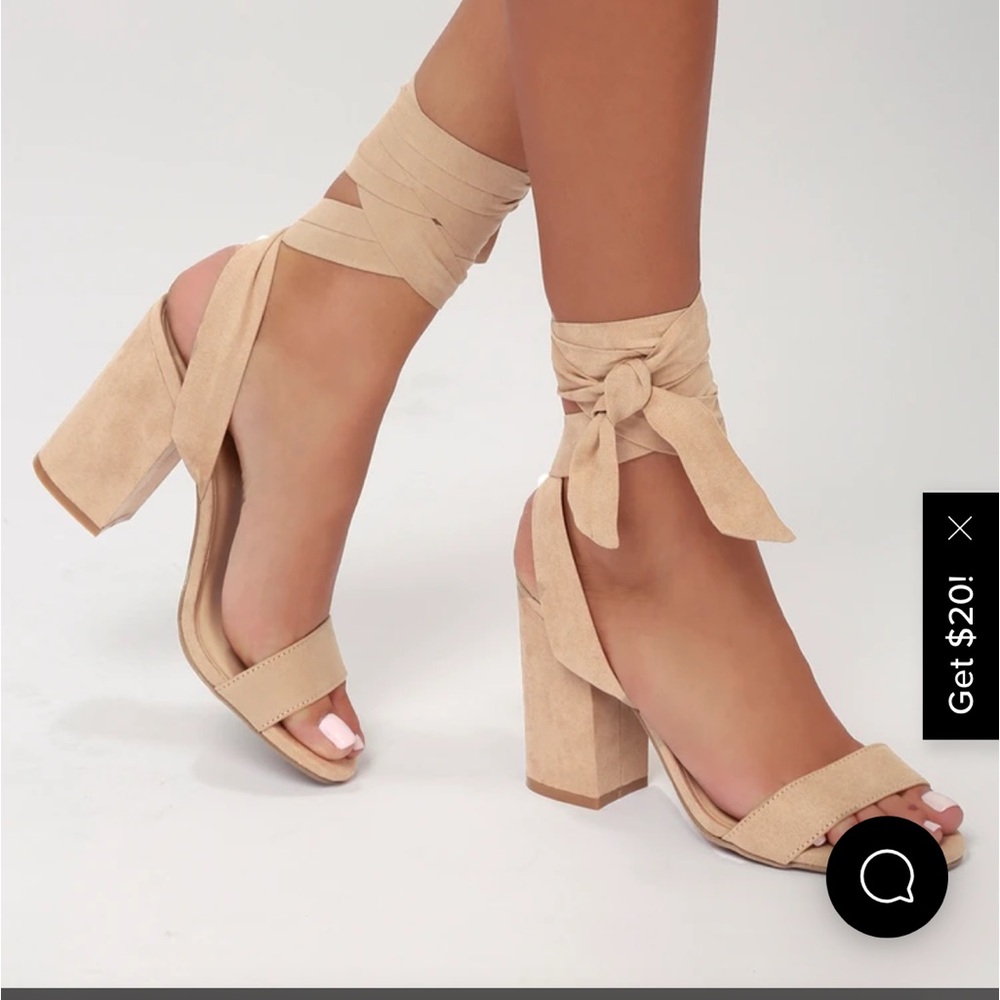 Lulus strappy heels